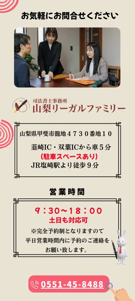 お気軽にお問い合わせください。（お客様と相談中をイメージした画像）住所と電話番号を記載